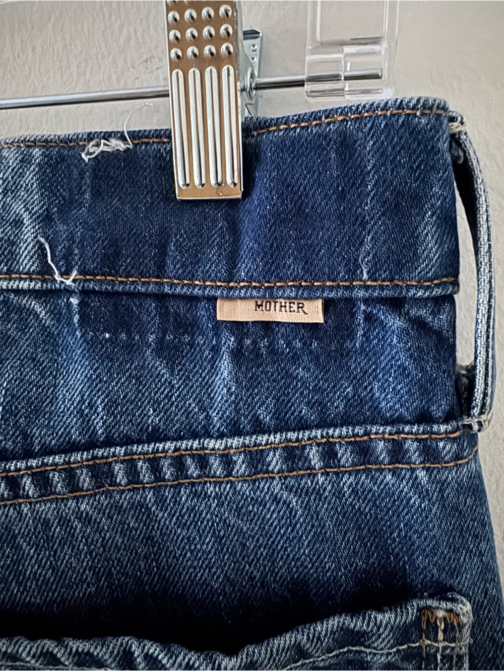 Sz27 NWT MOTHER SUPERIOR The Dodger Button Flood Wide-Leg Jeans - Picture 7 of 12
